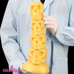 14.37in Large Soft Long Fantasy Silicone Scary Skull Dildo Women Toy Dildos Hub