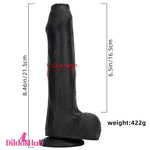 8.46in Large Uncut Silicone Soft Mixed Color Dildo For Women Anal Sex Toy - Dildos Hub