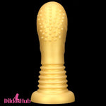 7.08in Premium Soft Liquid Silicone Thick Spiked Anal Butt Plug Dildo Dildos Hub