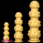 6.7in 9.84in 13.38in Gold Silicone Animal Octopus Big Butt Plug Dildo Dildos Hub
