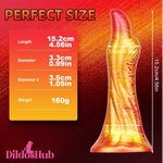 4.56in Soft Silicone Fantasy Finger Dildo With Sucker Hands-Free Play - Dildos Hub