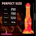 9.45in Soft Silicone Horse Cock Big Dildo For Anal Vaginal Love Sex - Dildos Hub