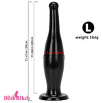 6.7in 11.41in Women Big Black Thick Beer Bottle Dildo Prostate Massager - Dildos Hub