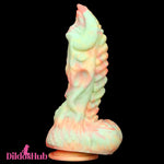 9.44in Fantasy Big Silicone Soft Mixed Color Dildo For Female Sex Orgasm Dildos Hub