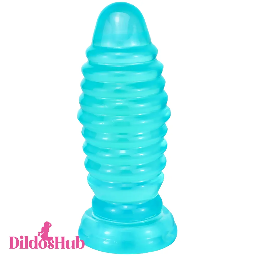 7.36in Thick Butt Plug Dildo With Suction Cup Sex Toy For Women Men - Dildos Hub