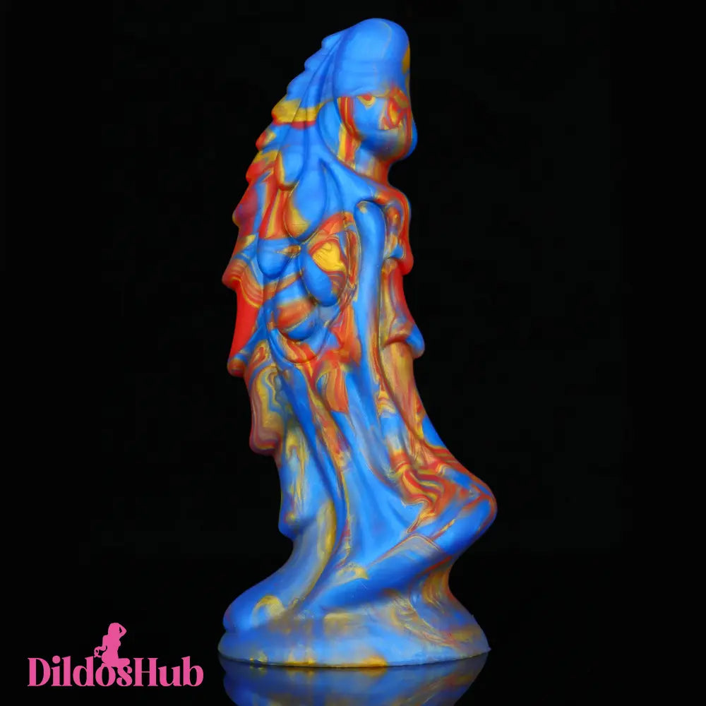 7.4in Soft Silicone Fantasy Dragon Spiked Dildo Female Male Masturbator - Dildos Hub