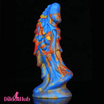 7.4in Soft Silicone Fantasy Dragon Spiked Dildo Female Male Masturbator - Dildos Hub