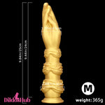 7.28in 9.84in 13.38in Premium Silicone Soft Fist Hands Big G Spot Dildo Dildos Hub