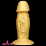 13.38in Silicone Big Soft Long Golden Dildo For Woman Man Sex Toy Dildos Hub