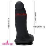 9.05in Large Thick Silicone Soft Mixed Color Dildo For Clitoris Stimulator Dildos Hub