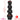 9.84in 13.38in 13.78in 15.74in Big Black Beads Butt Plug Prostate Dildo - Dildos Hub