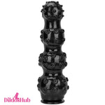 9.84in 13.38in 13.78in 15.74in Big Black Beads Butt Plug Prostate Dildo - Dildos Hub