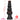 9.84in 13.38in 13.78in 15.74in Big Black Beads Butt Plug Prostate Dildo - Dildos Hub